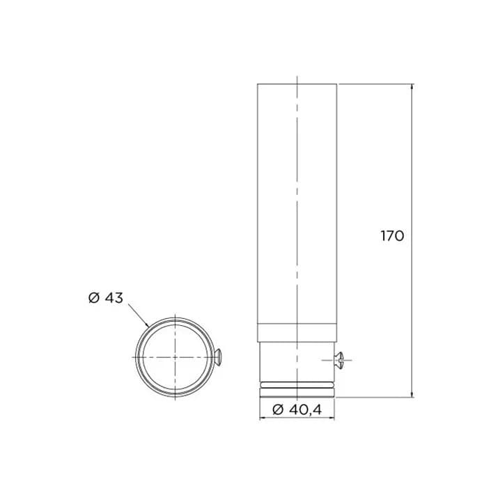Image for Насадка до масажного водоспаду Flexinox Tahiti MOD A, AISI-316L