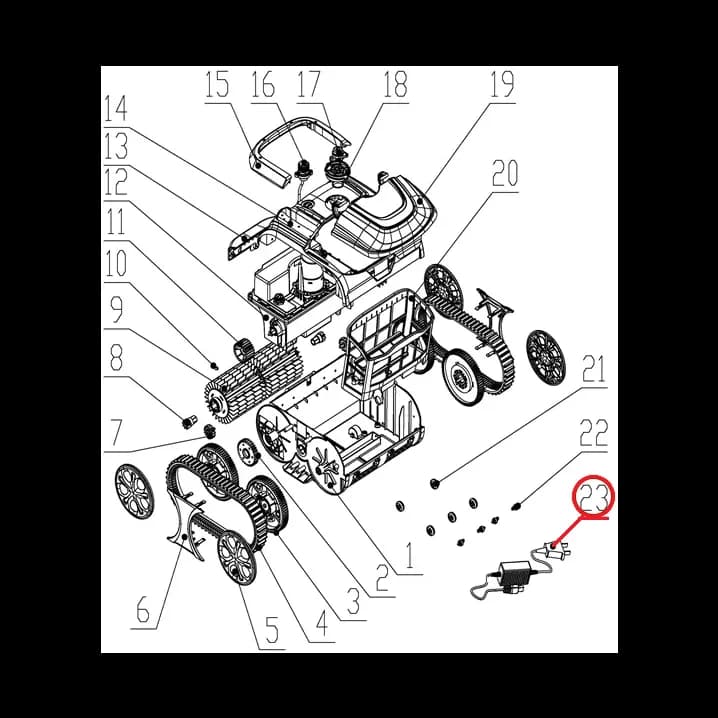 Image for Зарядний пристрій до пилососа Wybotics WY200, (charger №23/WY200)