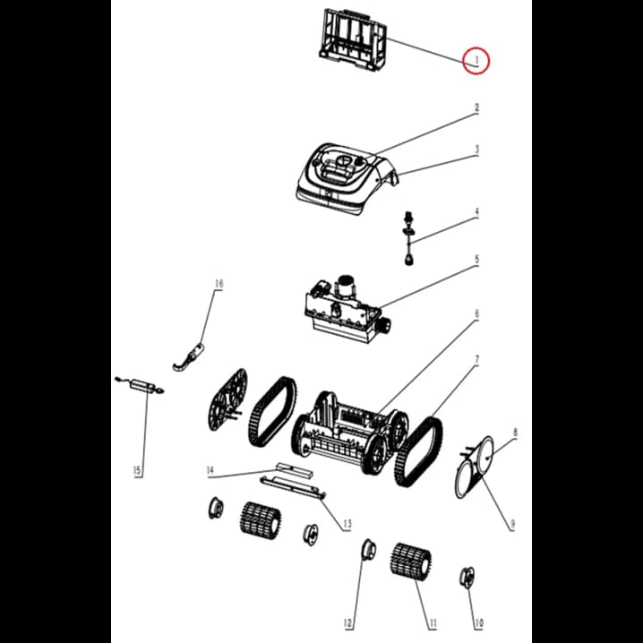Image for Кошик фільтра для робота-пилососа Wybotics C1 (B.OS7010C.05.001)