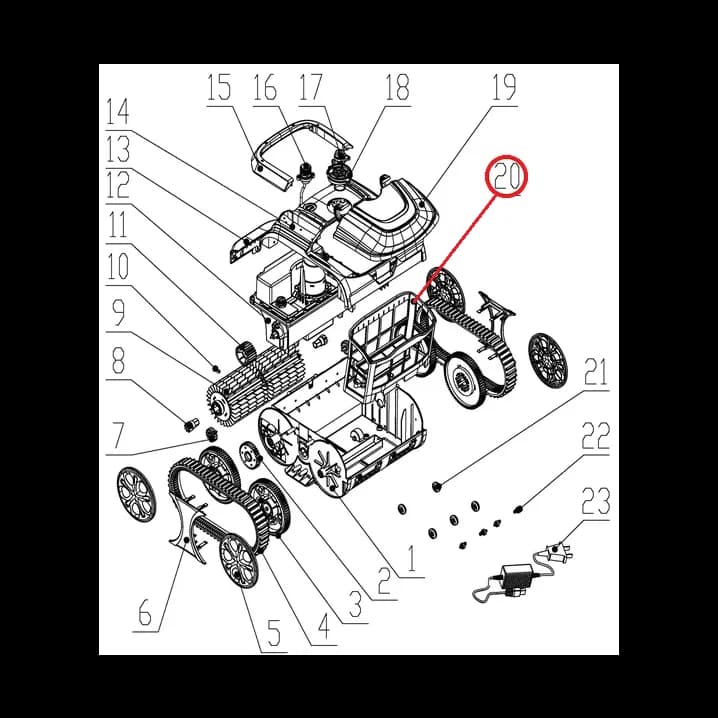 Image for Кошик фільтра до пилососа Wybotics WY200, (Filter basket №20/WY200)