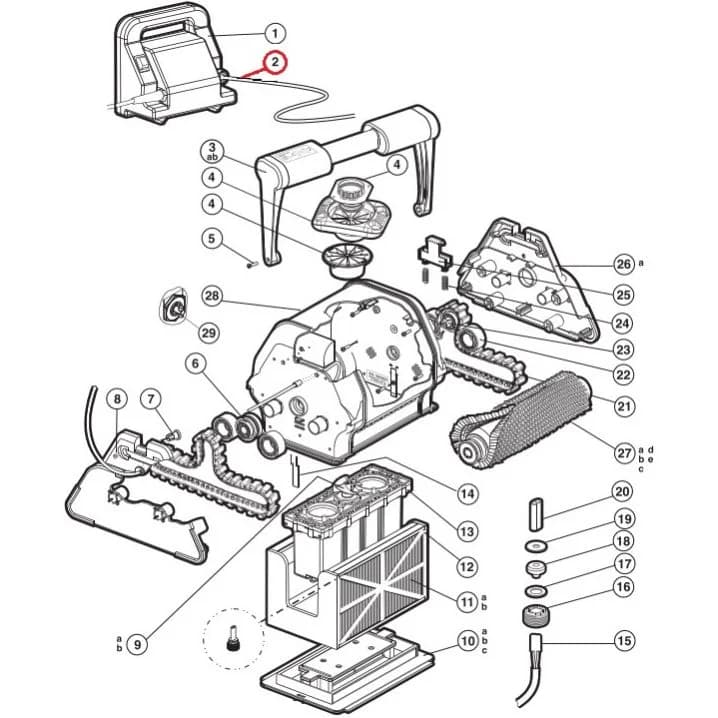 Image for Кабель для пилососа Hayward TigerShark 30.5 м, (RCX50110)