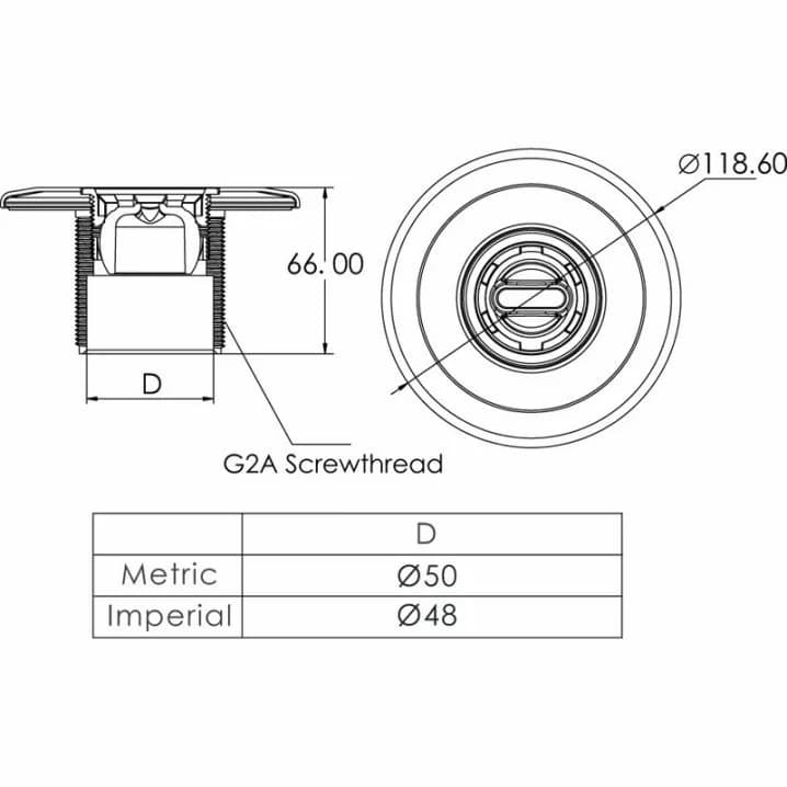 Image for Форсунка стінова Emaux EM4411 бетон, 5m3 / h (сопло "овал")