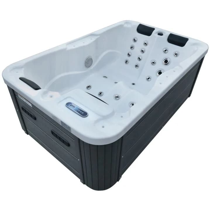 Image for СПА-басейн Aquajoy Alicante (205х130х70 см), Сріблясто-білий мармур