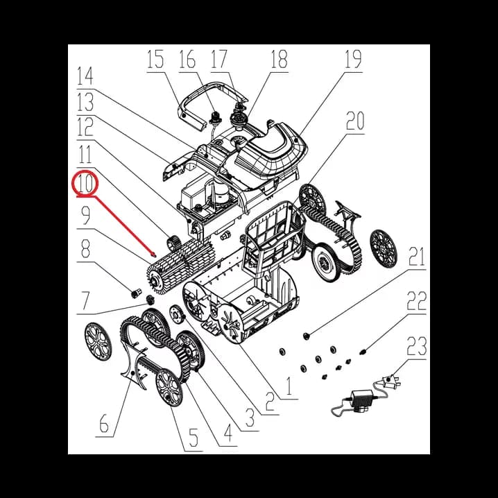 Image for Гайка до пилососа Wybotics WY200, (Nut №10/WY200)