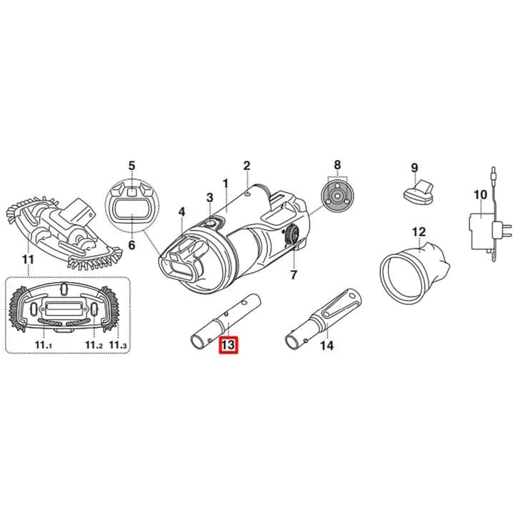 Image for Ручка-конектор Kokido для пилососа Telsa EV30