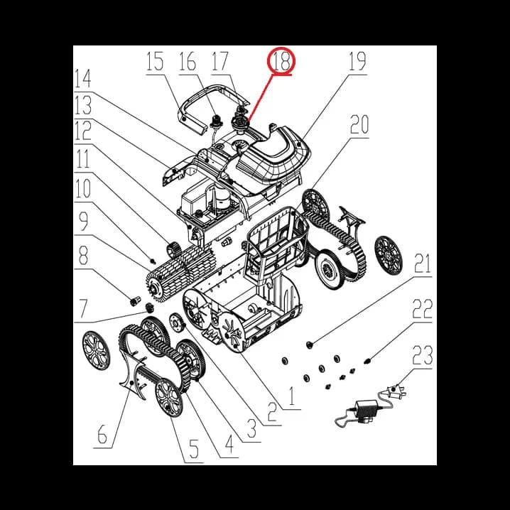 Водовипуск до пилососа Wybotics WY200, (Water outlet№18/WY200)