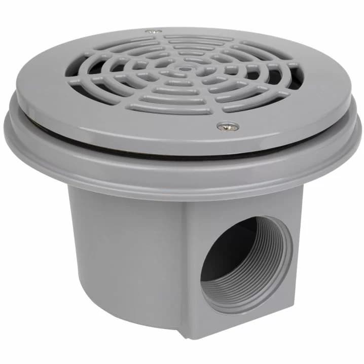 Злив донний Hayward 3253LGPAK2 2 "під лайнер (компл. 2 шт), світло-сірий