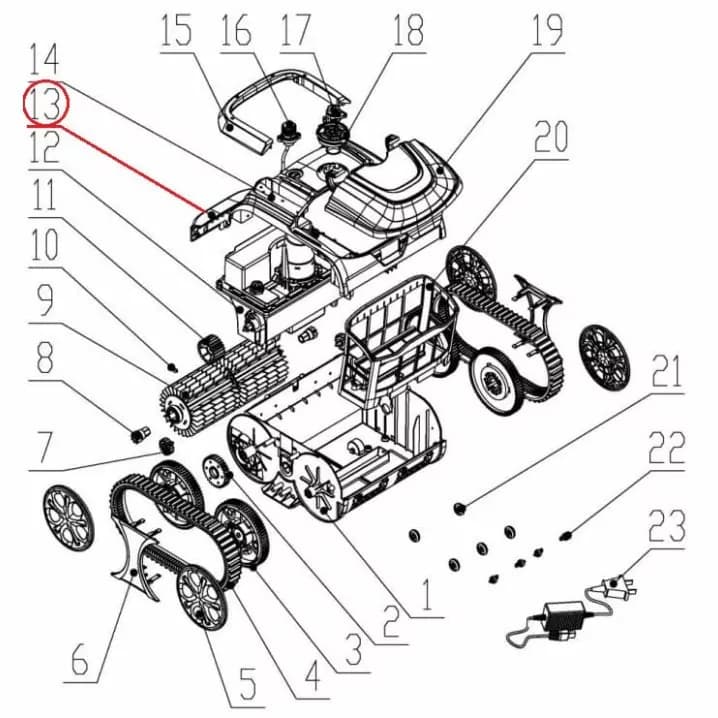 Image for Герметичний блок датчика до пилососа Wybotics WY200 (B.WYBOT S1.05.002)