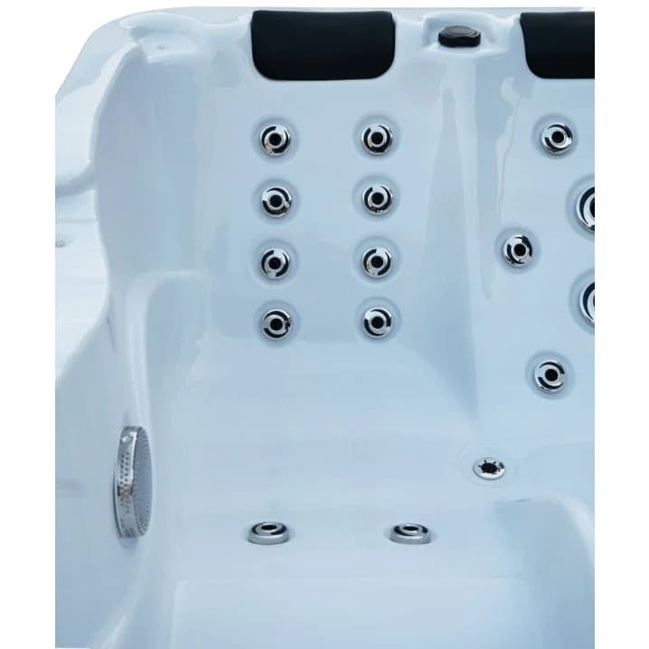 Image for СПА-басейн Aquajoy Alicante (205х130х70 см), Сріблясто-білий мармур