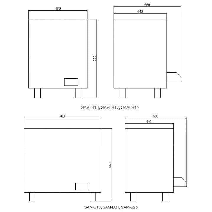 Image for Електрокам'янка Amazon SAM-B15 15 кВт з виносним пультом CON6