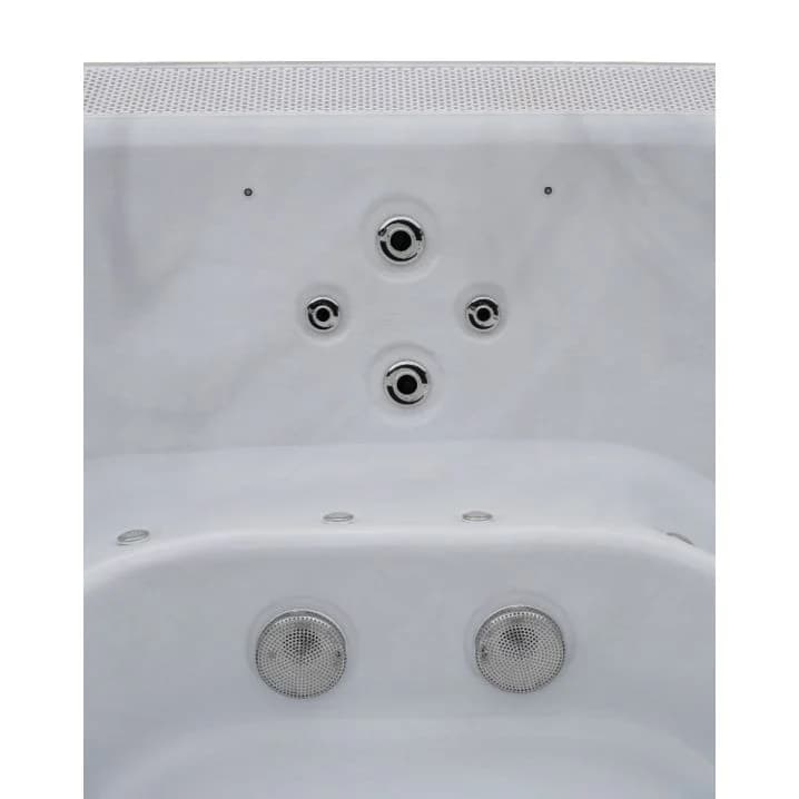 Image for Переливний СПА-басейн Aquajoy Serenity (250х230х96 см), Сріблясто-білий мармур