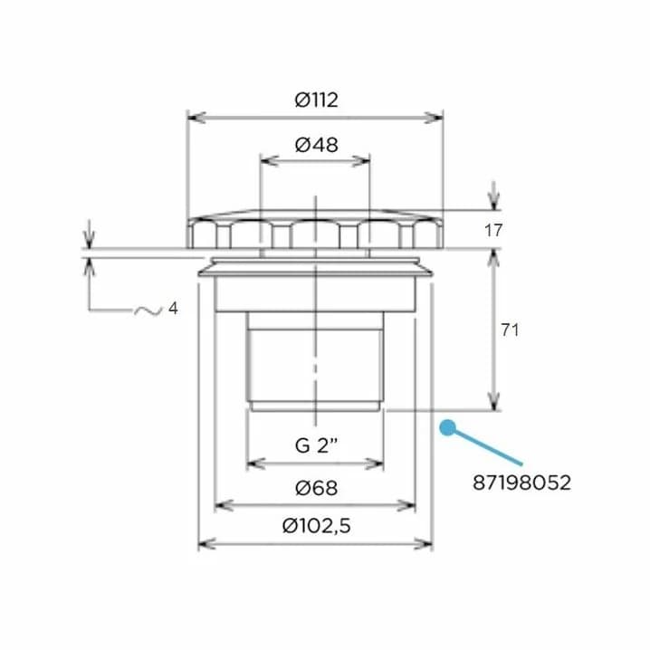 Image for Форсунка пилососна Flexinox 87198052, під лайнер