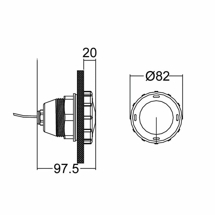 Image for Прожектор галогенний Emaux UL-P50 (20 Вт)