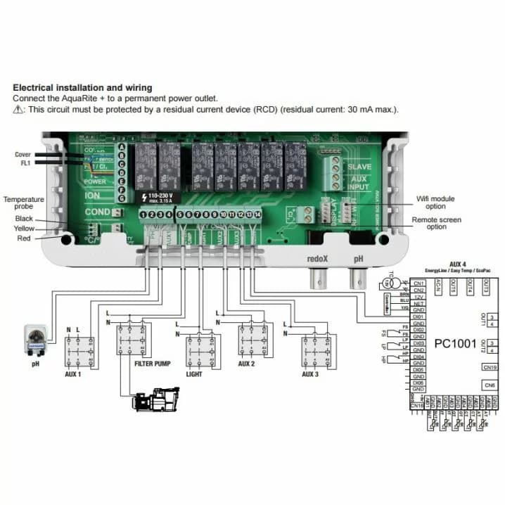 Image for Хлоргенератор Hayward Aquarite Plus 33 (200 м³, 33 г/год) з функцією управління басейном