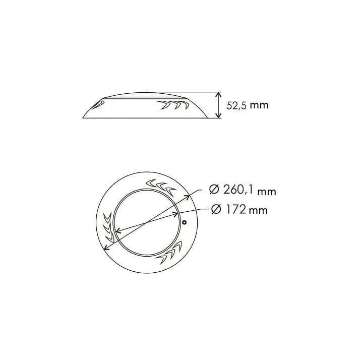 Image for Прожектор світлодіодний Aquajoy Grey 003 252LED 18 Вт RGB, із закладною