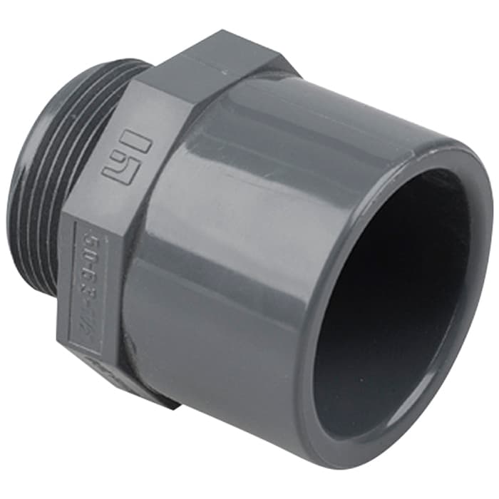 Image for Подвійний адаптер ПВХ Hidroten 1002037, муфта/втулка, НР, d16-20 мм, 1/2"