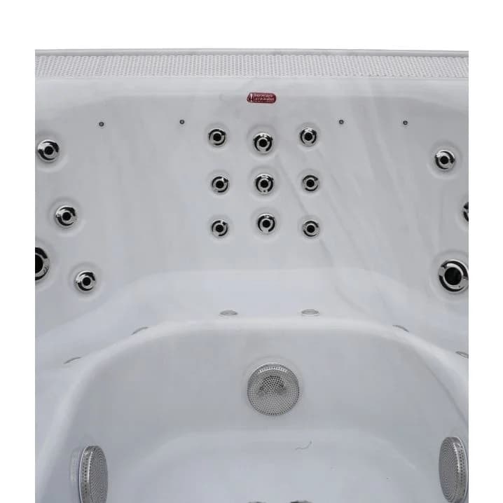 Image for Переливний СПА-басейн Aquajoy Serenity (250х230х96 см), Сріблясто-білий мармур