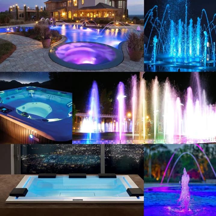 Image for Прожектор світлодіодний Aquajoy 008 546LED 33 Вт RGB, із закладною