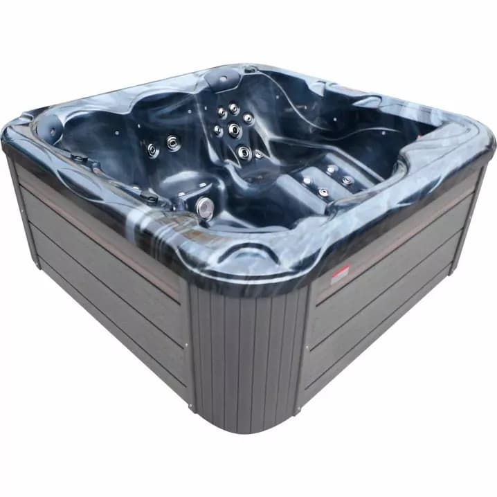 Image for СПА-басейн Aquajoy Ibiza (200х200х89 см), темний опал, з динаміками та LED-підсвічуванням