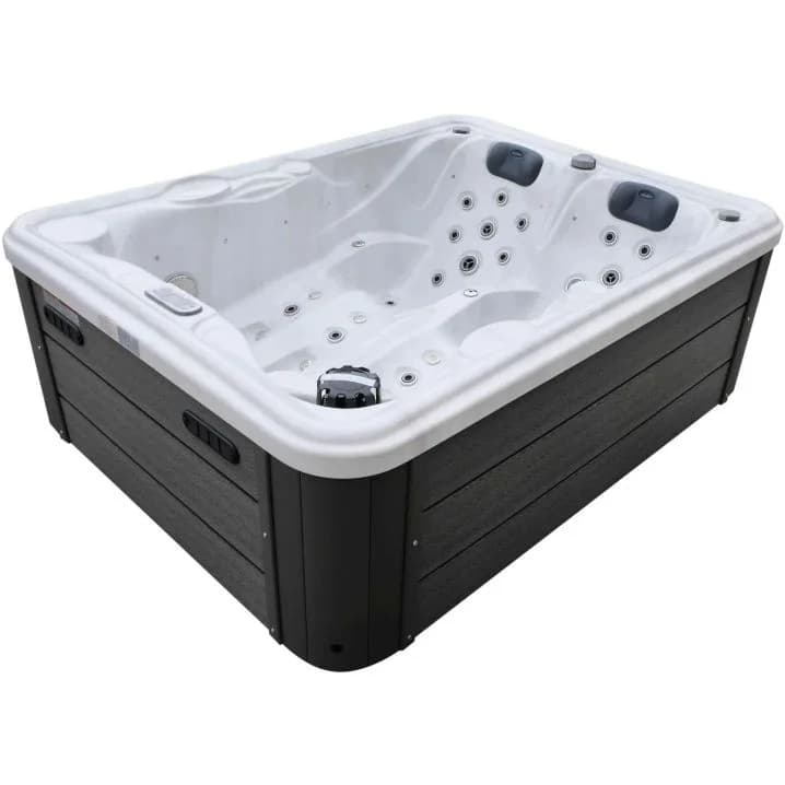 СПА-басейн Aquajoy Bali (210х160х77 см), Сріблясто-білий мармур