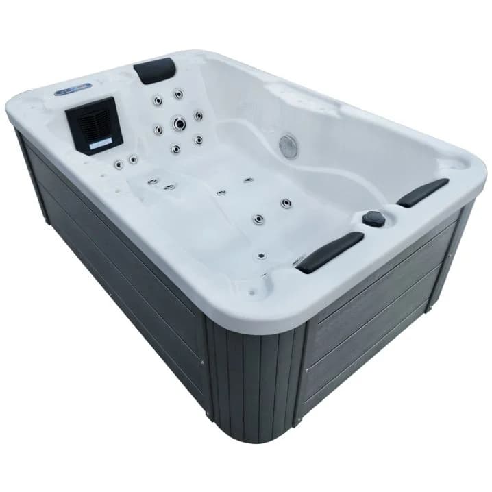 Image for СПА-басейн Aquajoy Alicante (205х130х70 см), Сріблясто-білий мармур