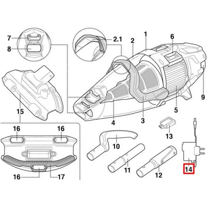 Image for Зарядний пристрій Kokido для пилососа Voltera 60/75/90/105