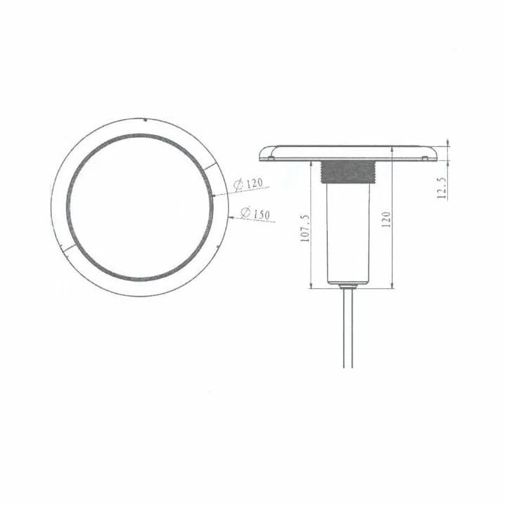 Image for Прожектор світлодіодний Aquaviva 227C 252LED 21 Вт White