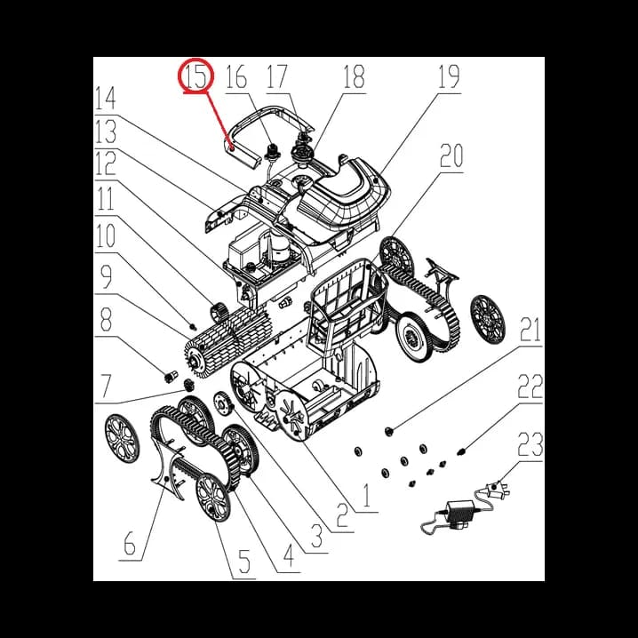 Image for Комплект ручок до пилососа Wybotics WY200, (Handle kit №15/WY200)