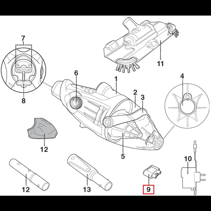 Image for Зарядний пристрій Kokido для пилососа Voltera 25 (EV25-08)