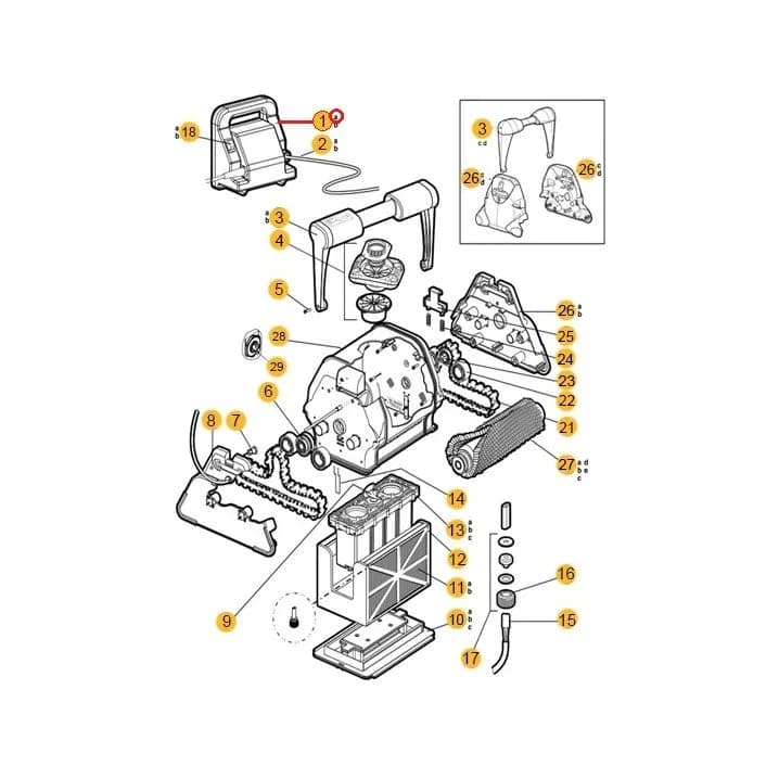 Image for Блок живлення до робота-пилососа Hayward TigerShark