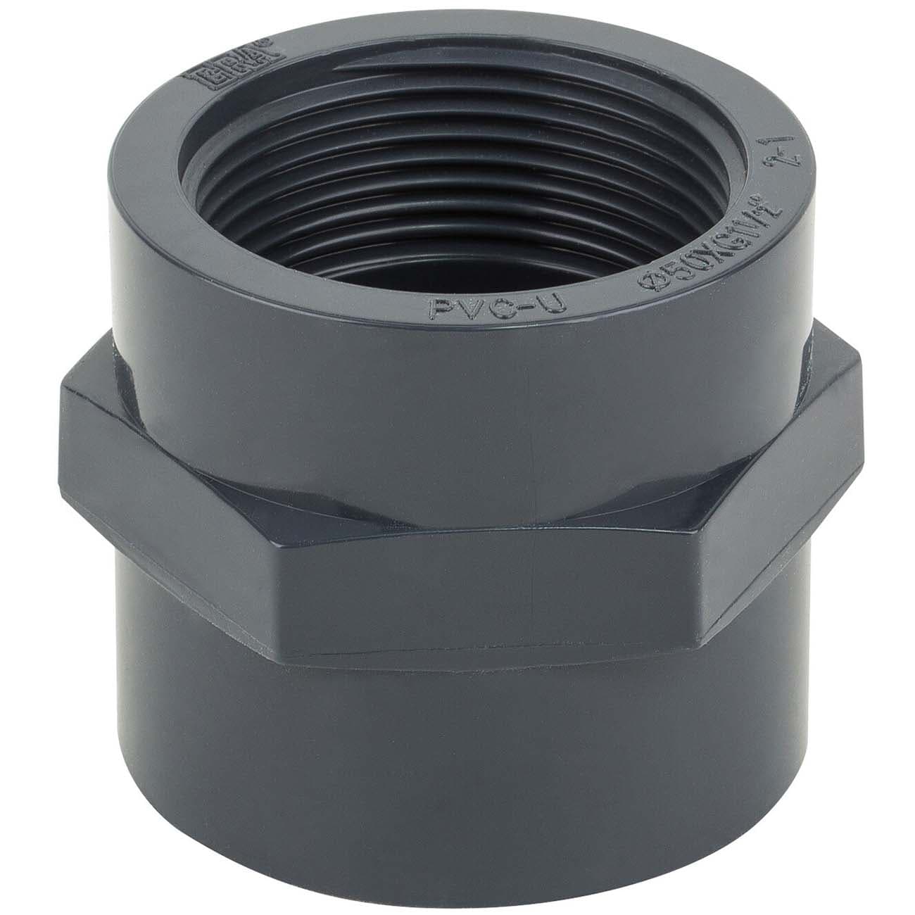Image for Муфта ПВХ Era US01140х1.1/4", з внутрішньою різьбою d40х1-1/4"