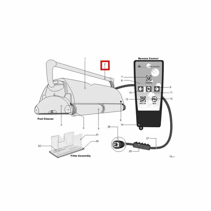 Image for Ручка пилососу Aquabot Magnum A10611-SP