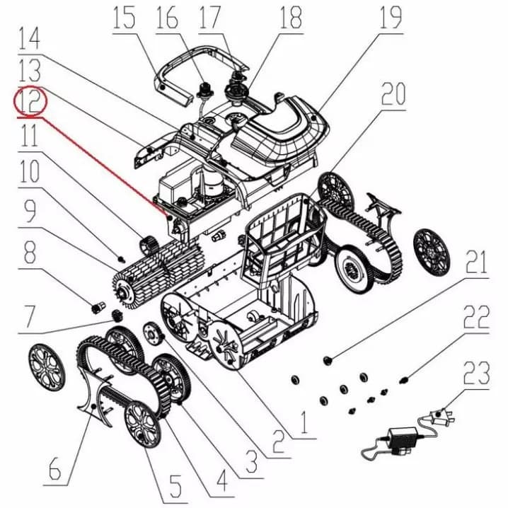 Image for Плата керування до пилососа Wybotics WY200 (D.2.02.038)