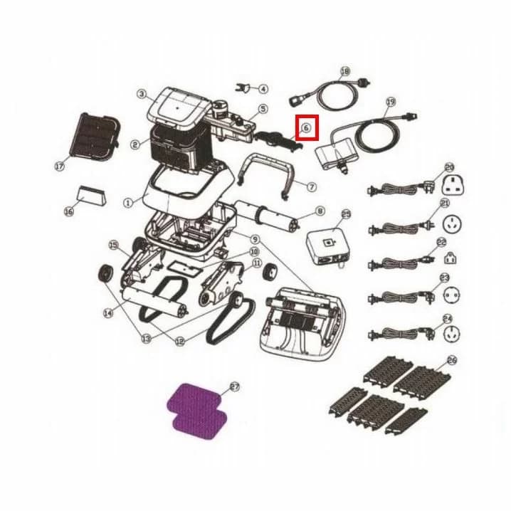 Image for Кришка насоса Aquaviva (7310 Black Pearl)