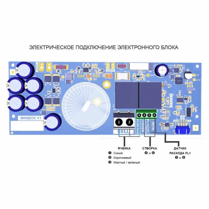 Image for Хлоргенератор Hayward AquaRite Basic Flo 50 (300 м³, 50 г/год)
