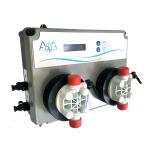 Системи дезінфекції для басейнів: Система дозуючих насосів AquaViva PH/RX + Free Cl 5 л/год